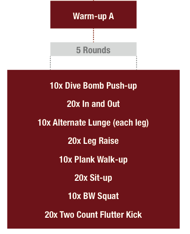 Bodyweight training plan