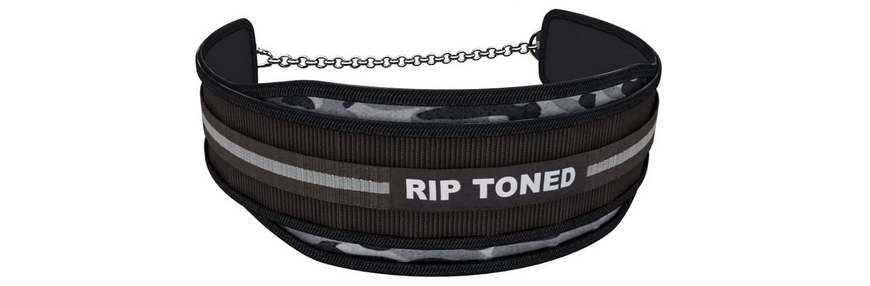 Lifting Dip Belt by Rip Toned - 6 Inch Wide Weightlifting Dip Belt with  Heavy