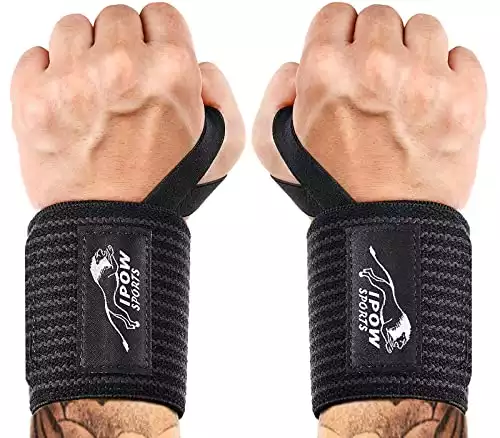 IPOW 18" Professional Wrist Wraps for Weightlifting